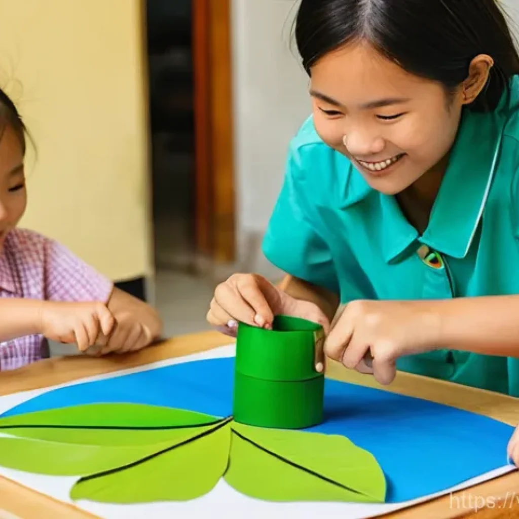 유아교육지도사 필기 시험에 자주 나오는 질문 - **Prompt:** A vibrant and child-centered Vietnamese preschool classroom filled with natural light. S...